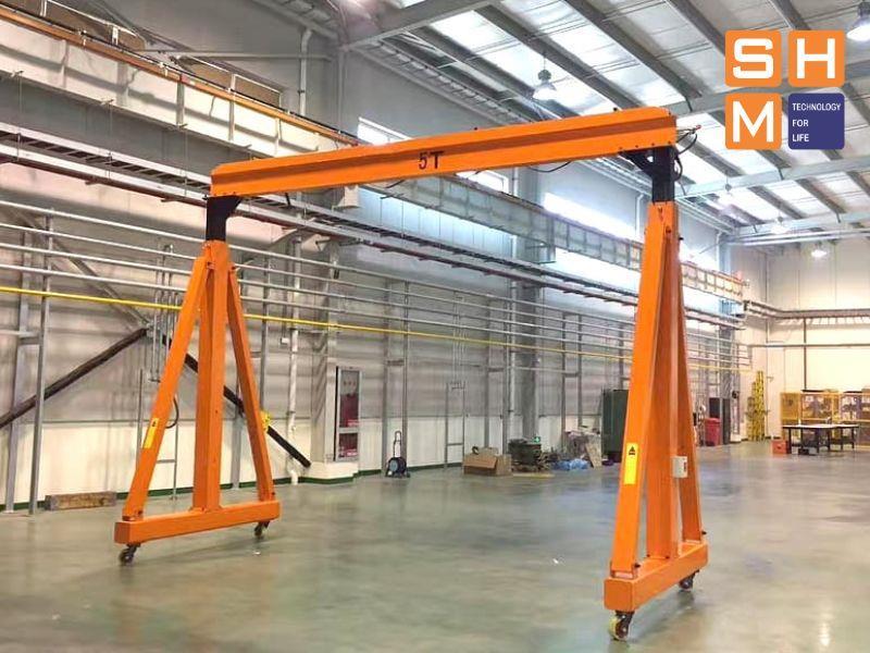 Cổng trục đẩy tay di động