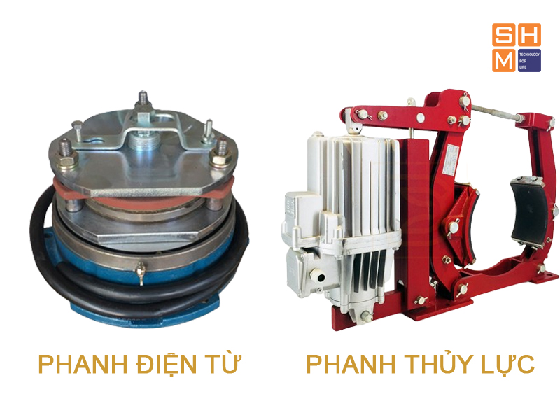 Các loại phanh cầu trục - phân loại theo nguyên lý hoạt động