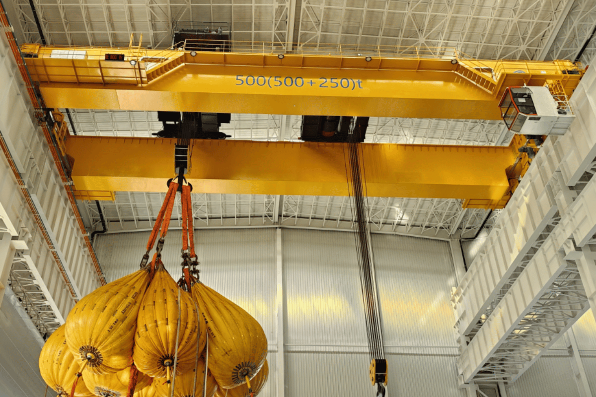 Thử tải với cầu trục 250-500 tấn Oritcranes - WorldHoists-1
