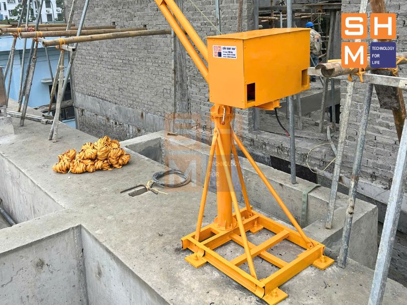 Chân đế cẩu xoay 360 độ