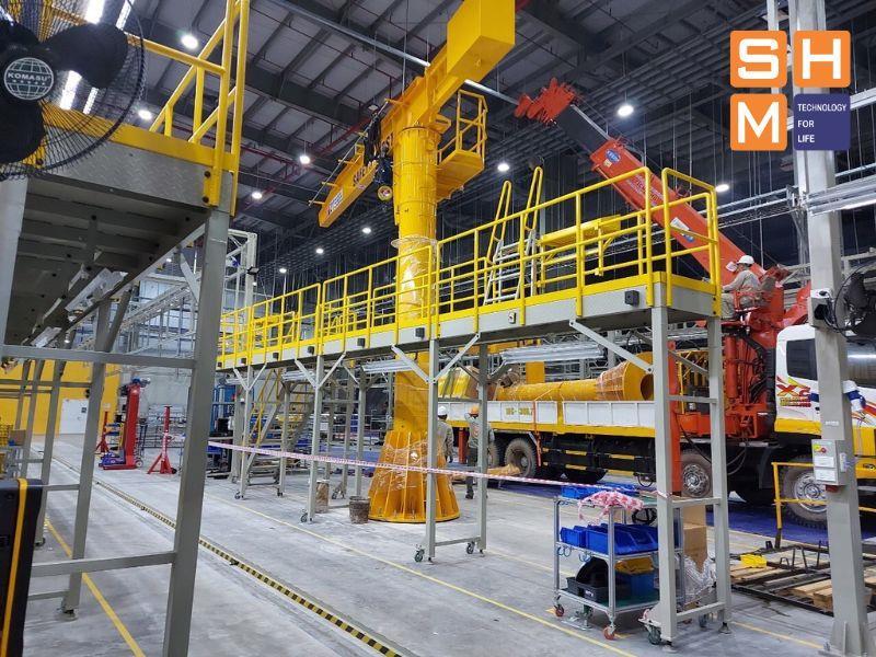 Cách lựa chọn cầu trục quay phù hợp với không gian làm việc