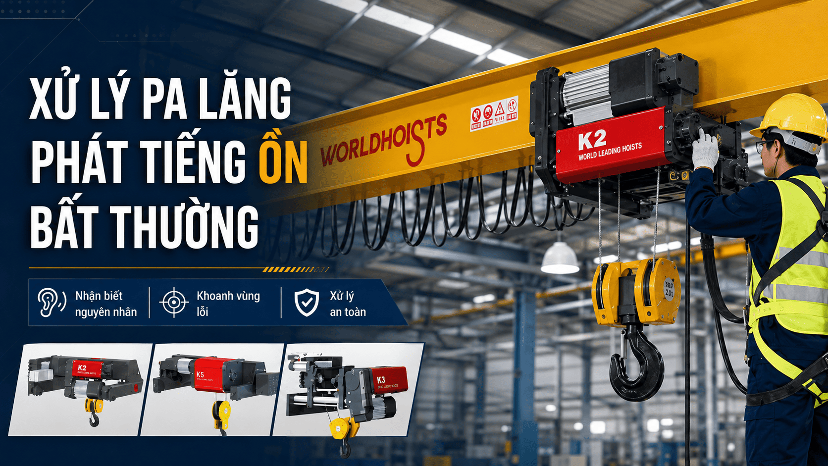 Xử lý vấn đề pa lăng phát tiếng ồn bất thường