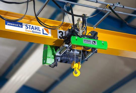 Về dòng pa lăng cáp điện SH tải trọng từ 0,5-32 tấn do STAHL sản xuất