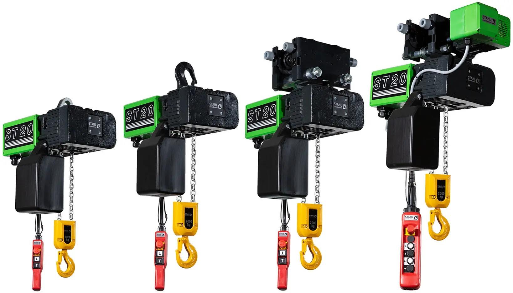 Pa lăng xích điện STAHL ST - dải tải 125 kg đến 6,3 tấn