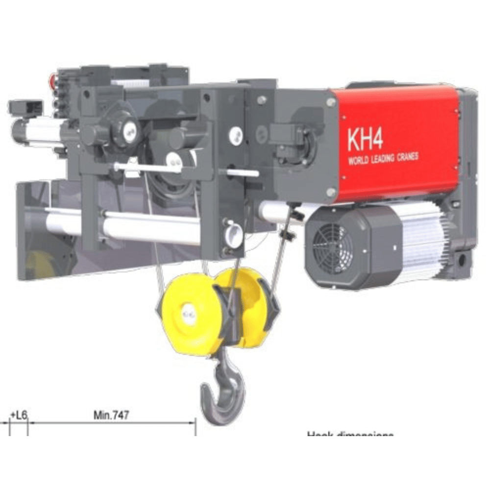 Pa lăng WorldHoist KNH4104-E090 tiết kiệm chiều cao nâng hạ