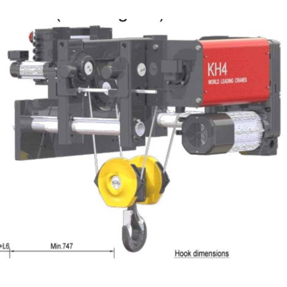 Pa lăng thu móc cao WorldHoist KNH4104-12.5t