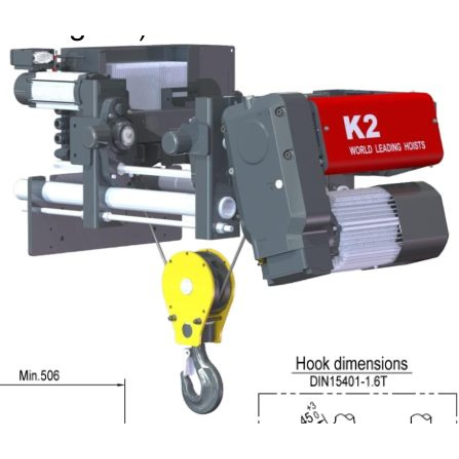 Pa lăng dầm đơn World Hoist KNK2102