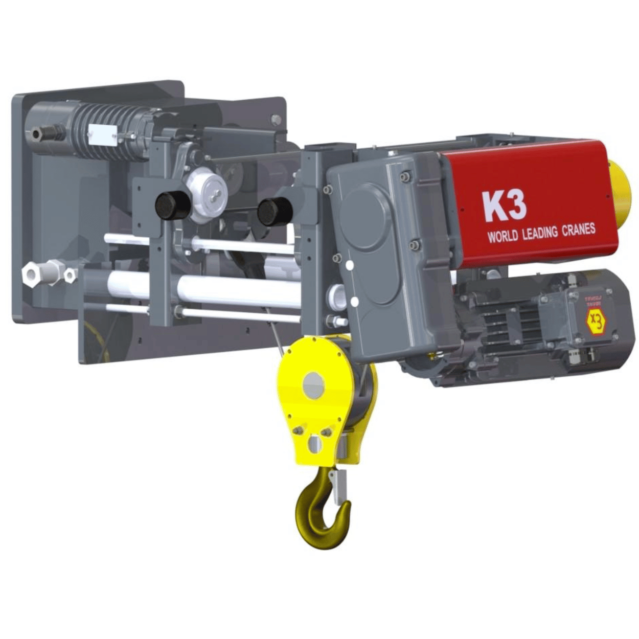 Pa lăng thu móc cao phòng nổ WorldHoists KEK3102