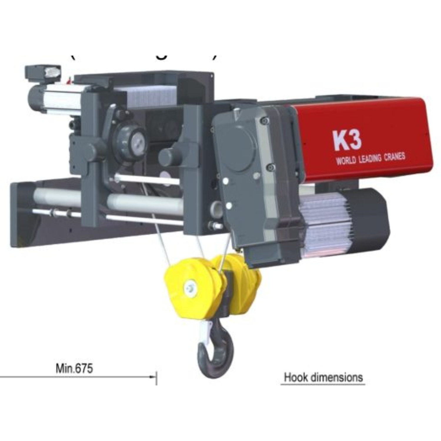 Pa lăng dầm đơn World Hoist KNK3104-6.3t