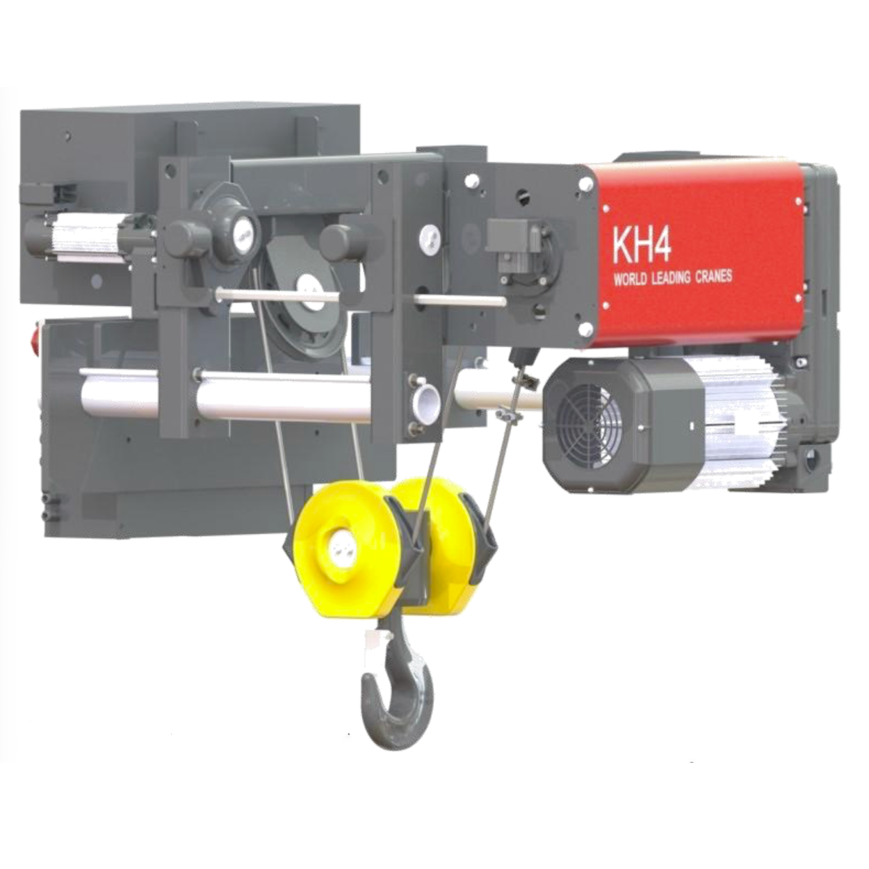 Pa lăng WorldHoists KNH4104-E150 và E230 thu móc cao