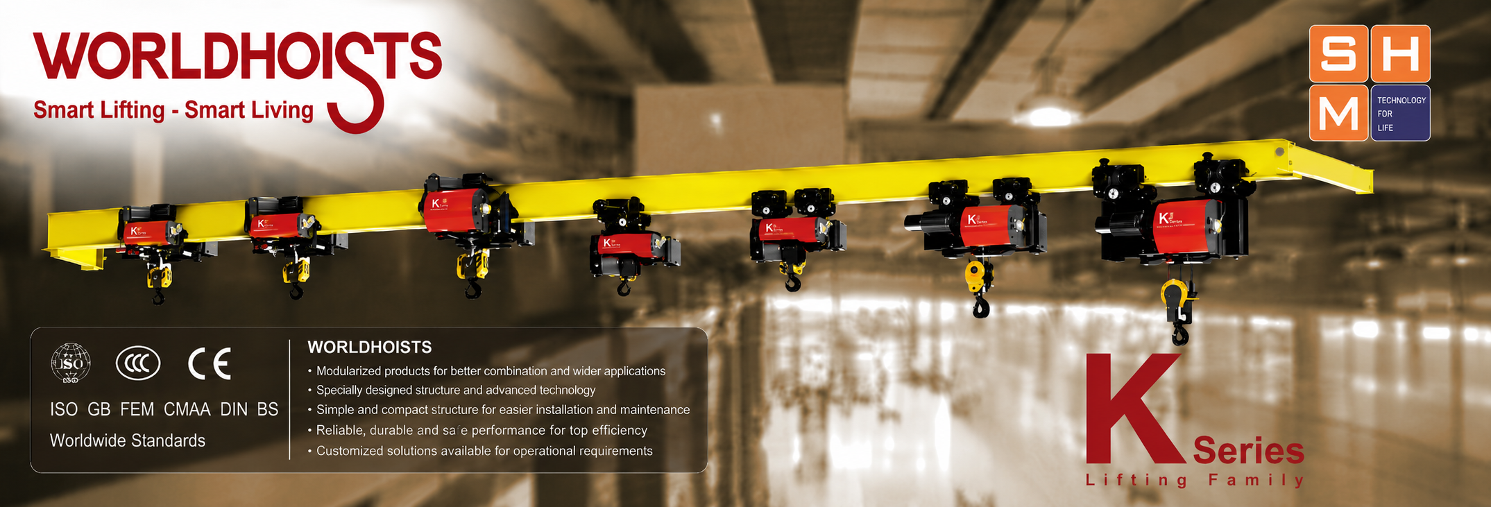 SHM đơn vị cung cấp cầu trục cổng trục trên 10 năm kinh nghiệm
